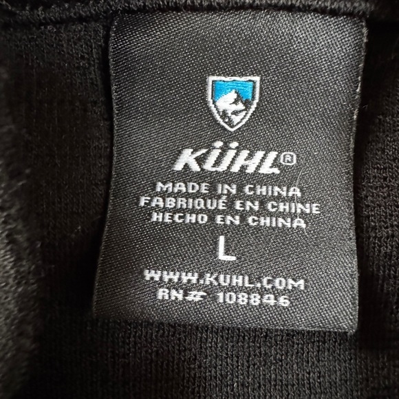 KUHL Team 1/4 Zip L 100% Merino Wool black - Picture 7 of 12